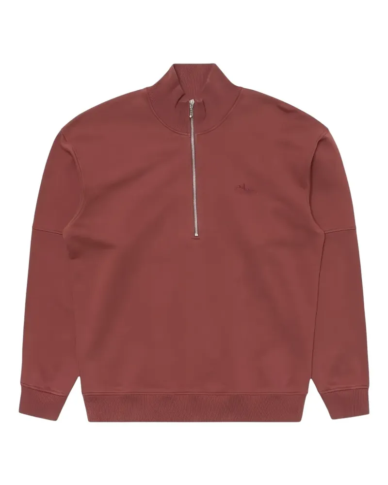 Edwin Jeans Koji Pullover mit kurzem Reißverschluss - Rot Rot