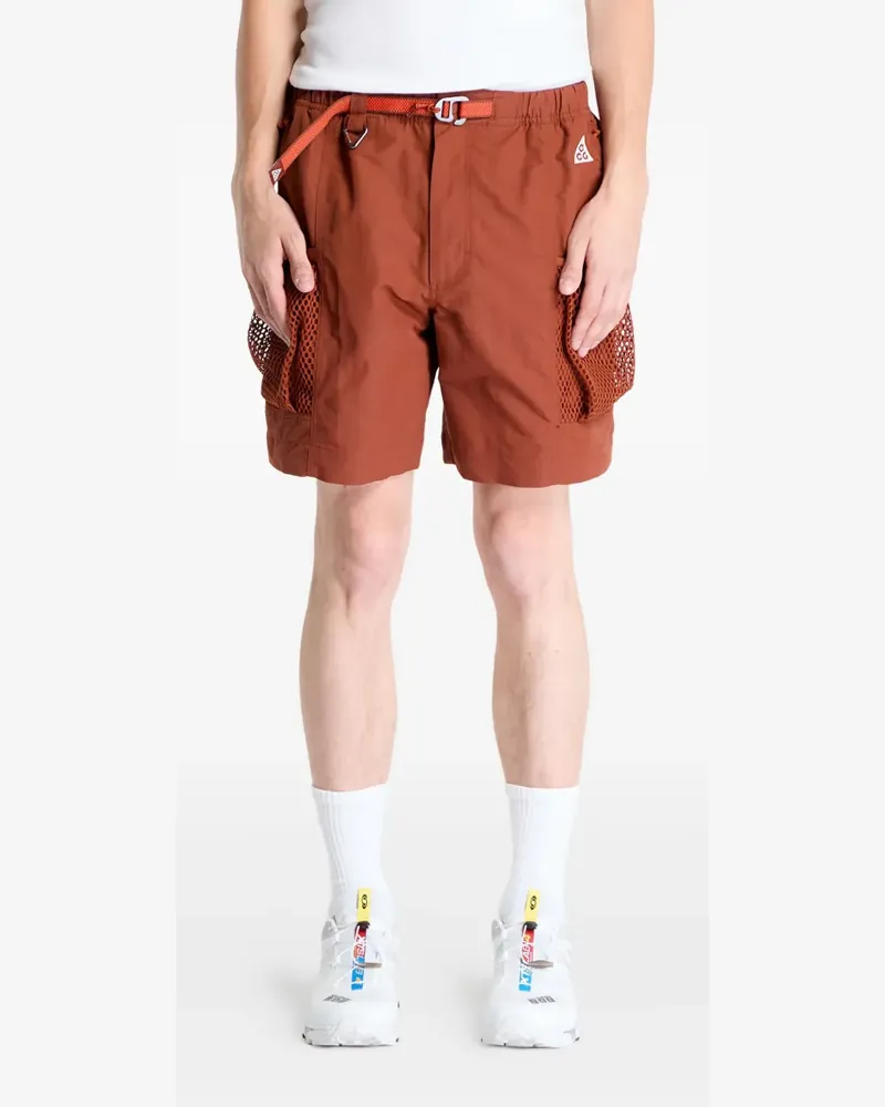 Nike Cargo-Shorts mit Mesh-Tasche - Braun Braun