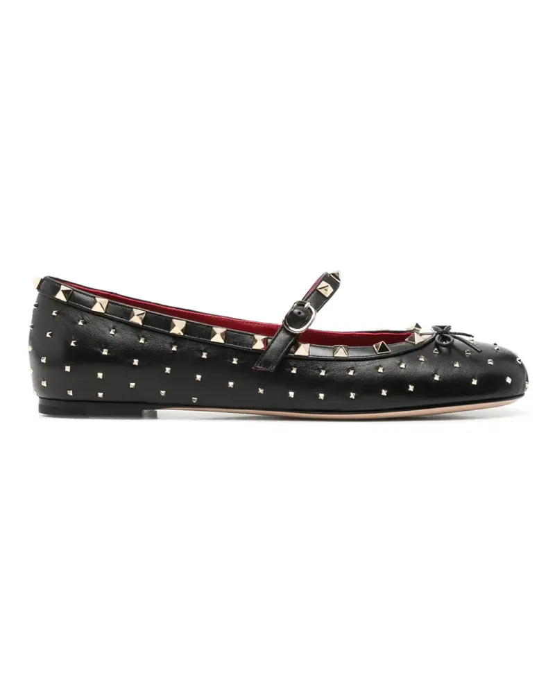Valentino Garavani Flache Mary Janes - Schwarz Schwarz