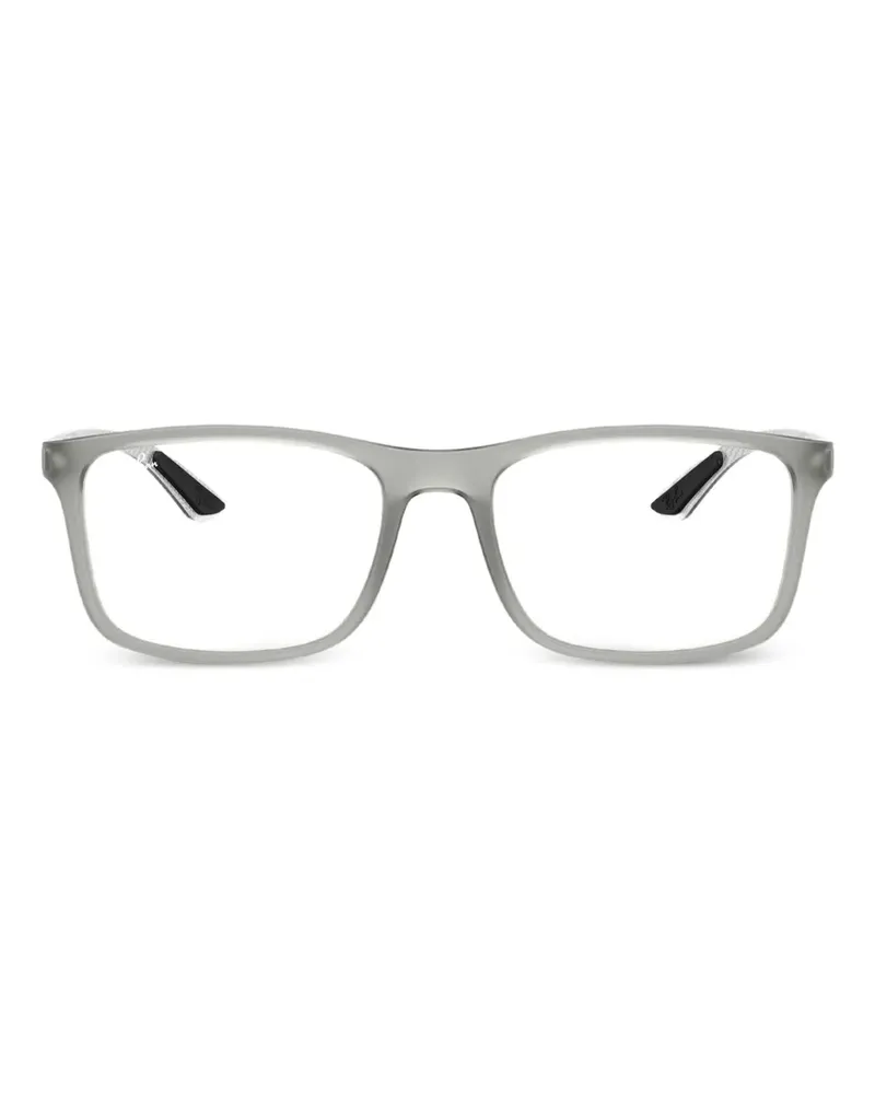 Ray Ban rectangle-frame glasses - Grau Grau
