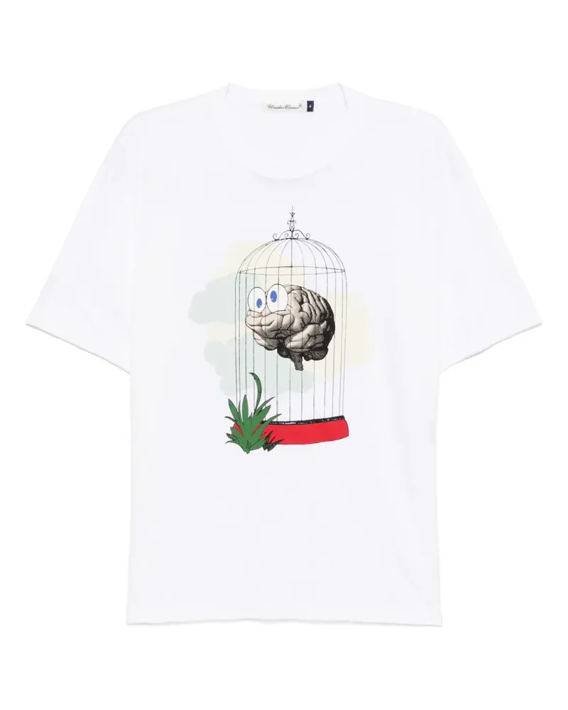Undercover T-Shirt mit Print - Weiß Weiß