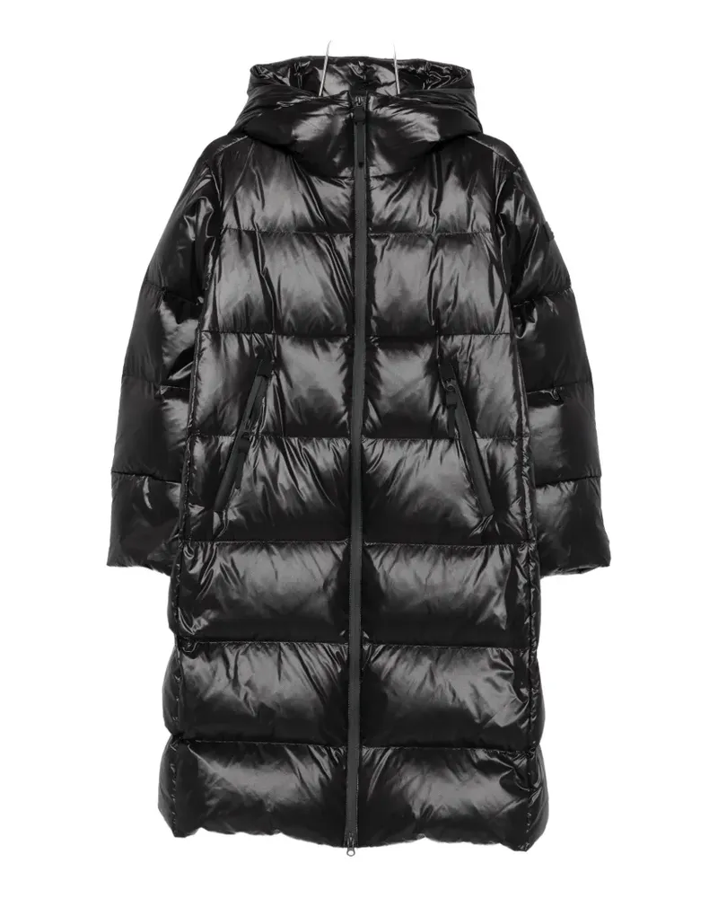 Peuterey quilted hooded jacket - Schwarz Schwarz