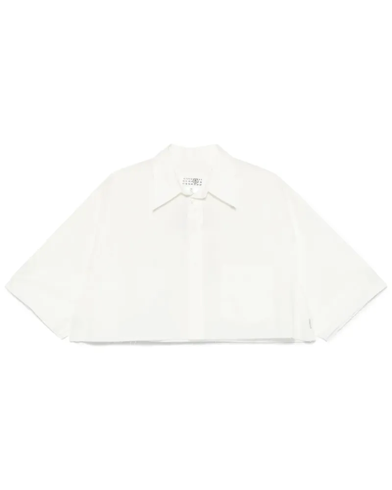 Maison Margiela Cropped-Hemd - Weiß Weiß