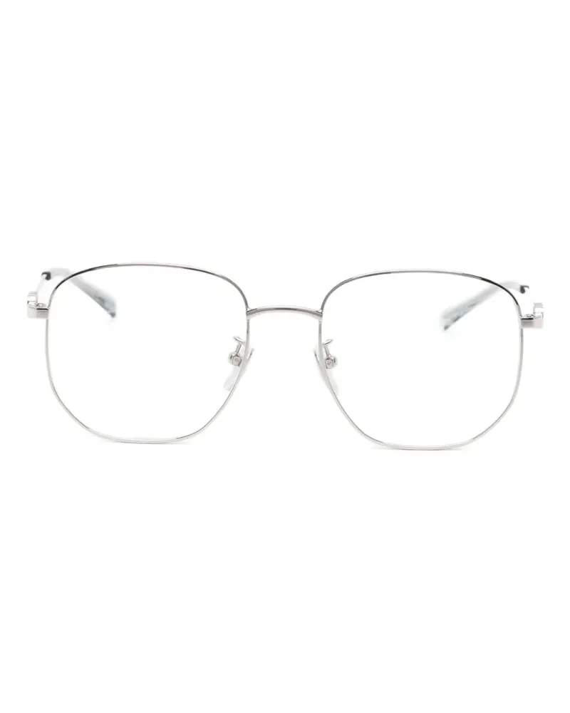 Gucci Brille mit eckigem Gestell - Silber Silber