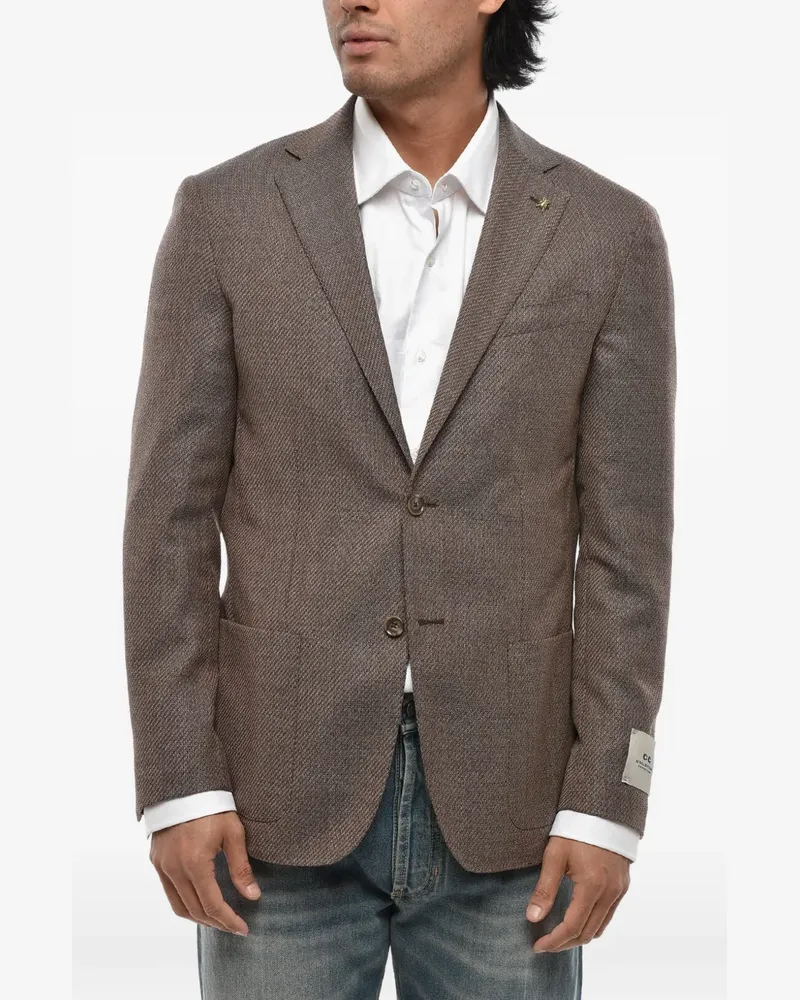 Corneliani single-breasted blazer - Braun Braun