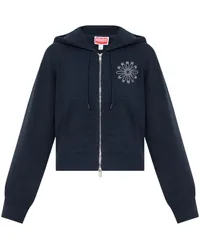 Kenzo Marguerite Hoodie Blau