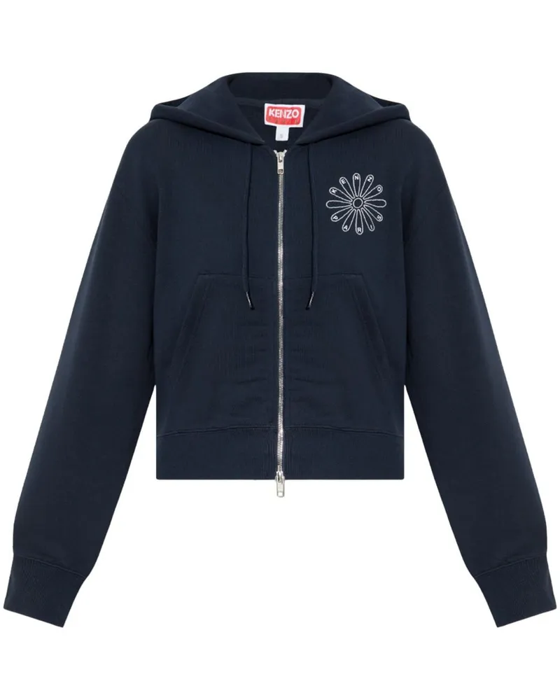 Kenzo Marguerite Hoodie - Blau Blau