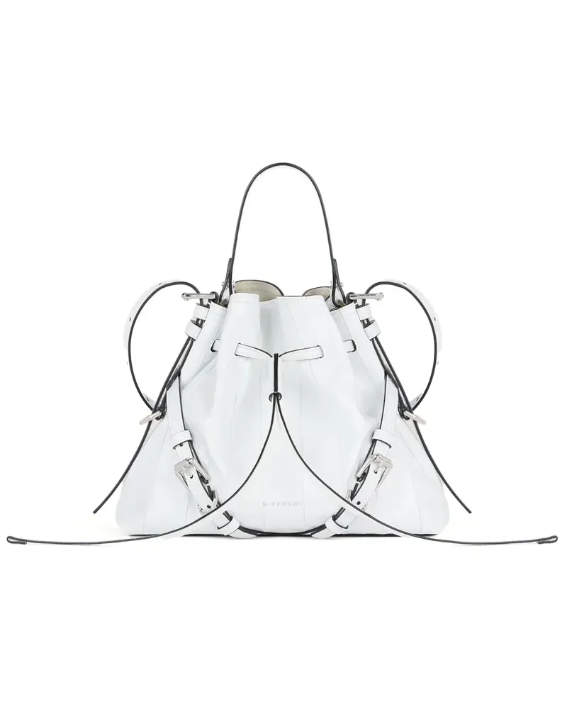 Givenchy Kleine Voyou Beuteltasche aus Myxinleder - Weiß Weiß