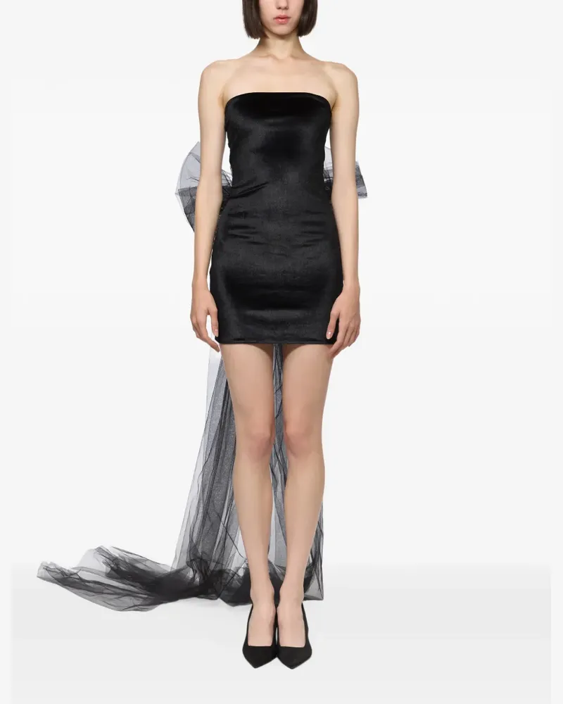 ATU Body Couture Minirock mit Oversized-Schleife - Schwarz Schwarz