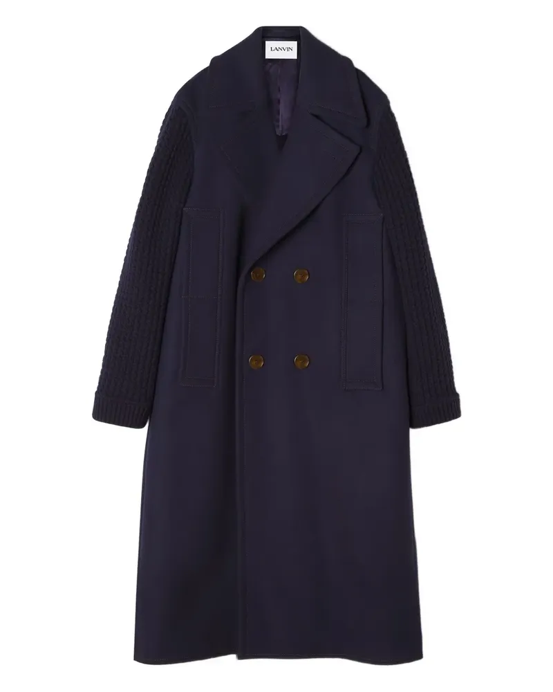 Lanvin Klassischer Mantel - Blau Blau