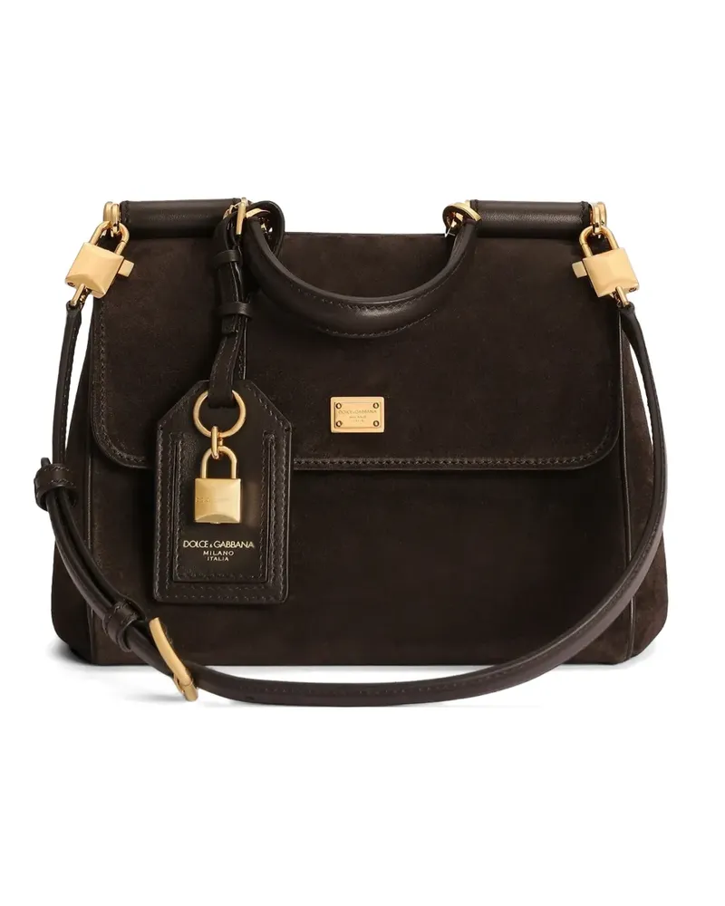 Dolce & Gabbana Kleine My Sicily Handtasche - Braun Braun
