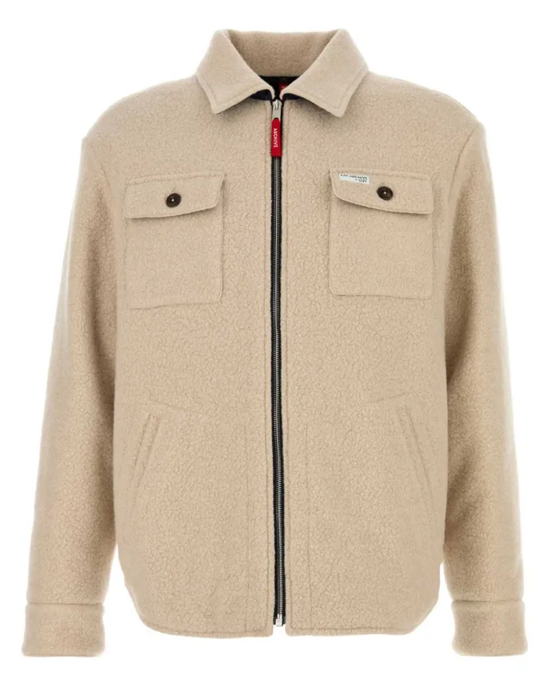Fay Jacke mit Fleece-Struktur - Nude Nude
