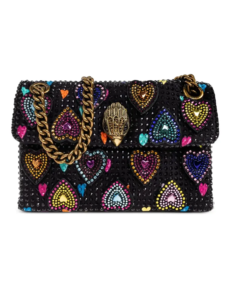 Kurt Geiger mini Kesington heart-motif shoulder bag - Schwarz Schwarz