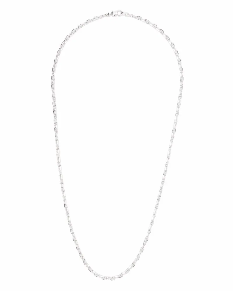 Tom Wood Klassische Kaffeebohnenkette - Silber Silber