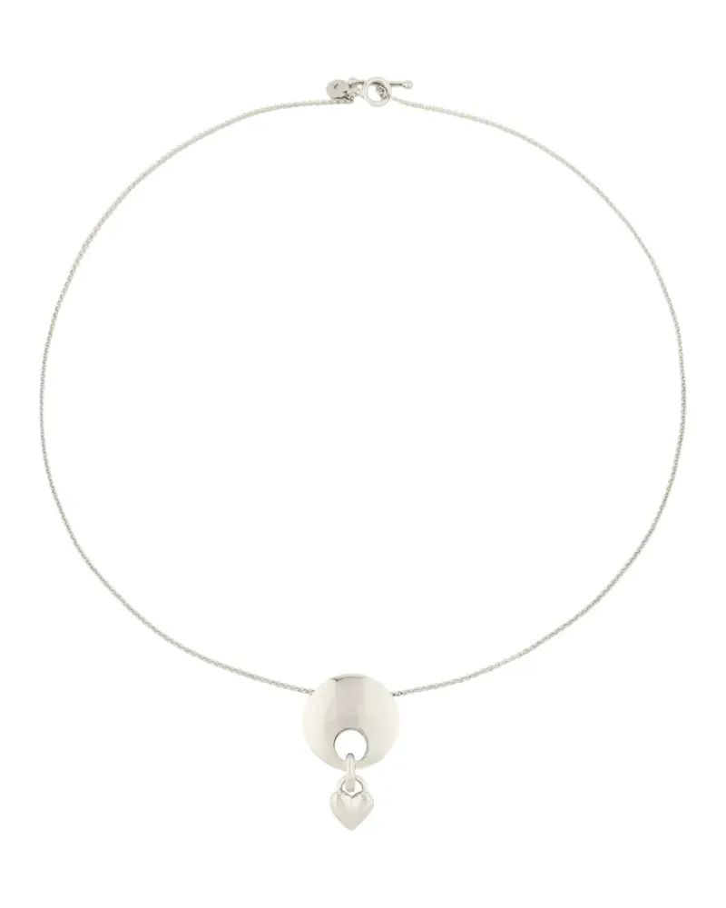 Philippe Audibert Garlow heart-pendant necklace - Silber Silber