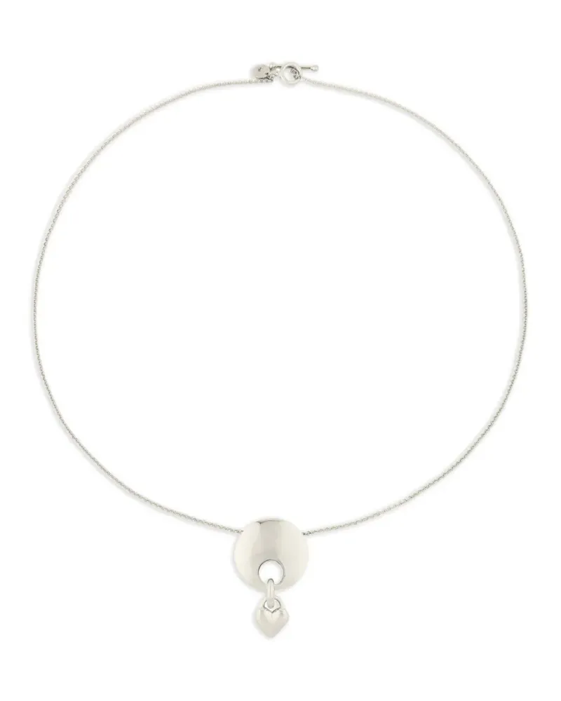 Philippe Audibert Garlow heart-pendant necklace - Silber Silber