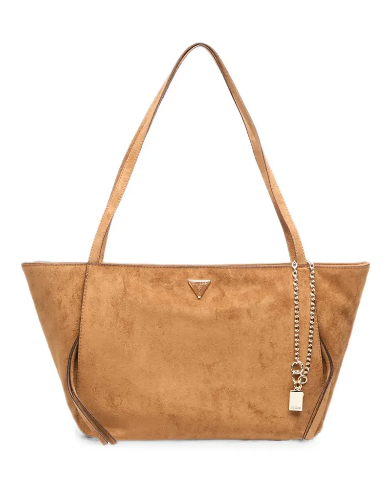 Guess Schultertasche mit Kettenriemen - Nude Nude
