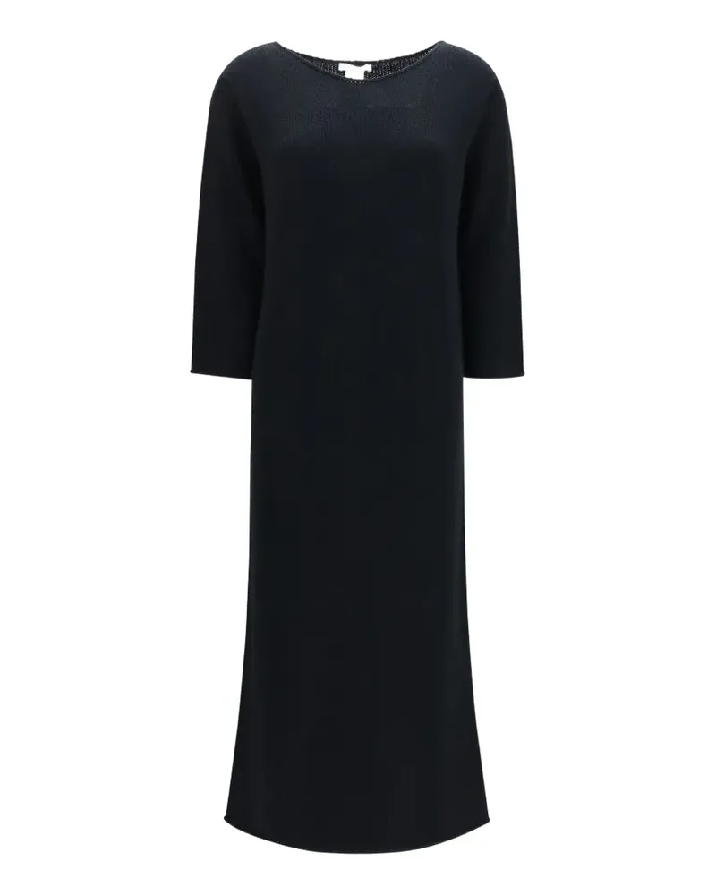 The Row Oreste Midikleid mit langen Ärmeln - Schwarz Schwarz