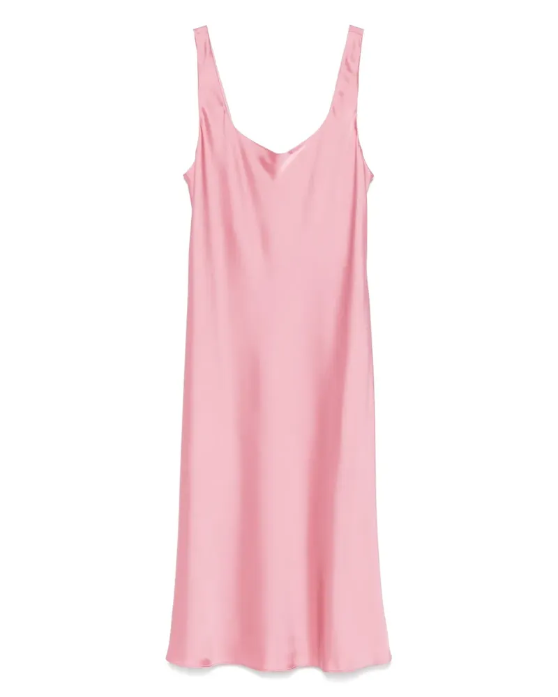 Ralph Lauren Midikleid aus Satin - Rosa Rosa