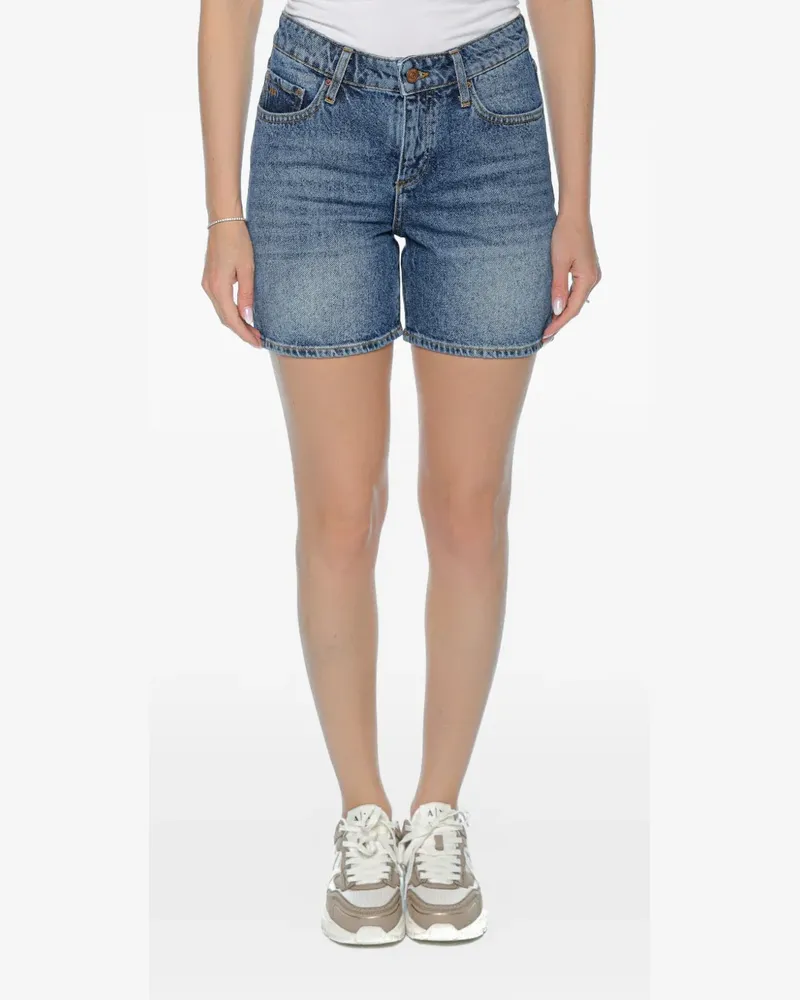 Armani Exchange five-pocket denim shorts - Blau Blau