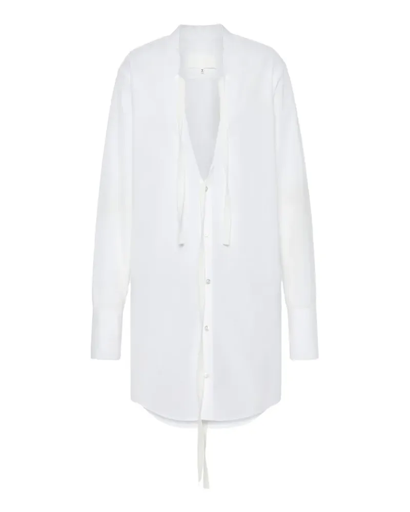 Maison Margiela raw-edge mini dress - Weiß Weiß