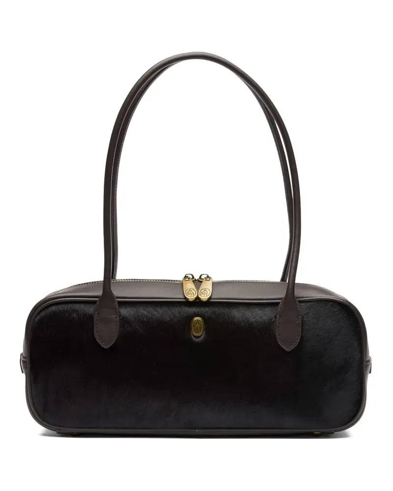 ash Tote Bag aus Leder mit Ponyhaar - Braun Braun