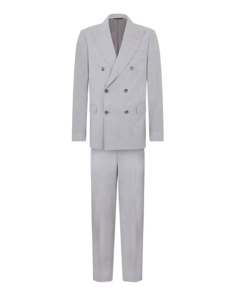 Brooks Brothers Doppelreihiger Anzug - Grau Grau