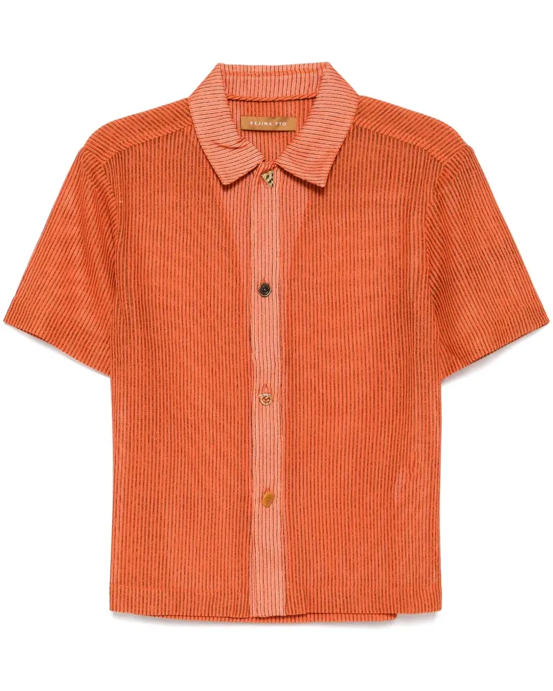 REJINA PYO Marty Hemd - Orange Orange