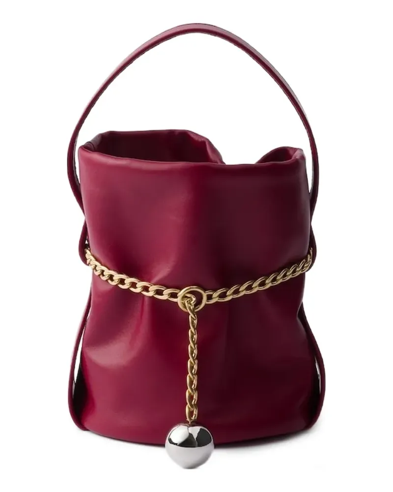 Prada Mini Petit Sac Noir Beuteltasche - Rot Rot