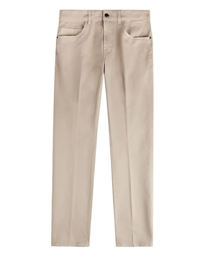 Fay 5-Pocket slim trousers - Nude Nude