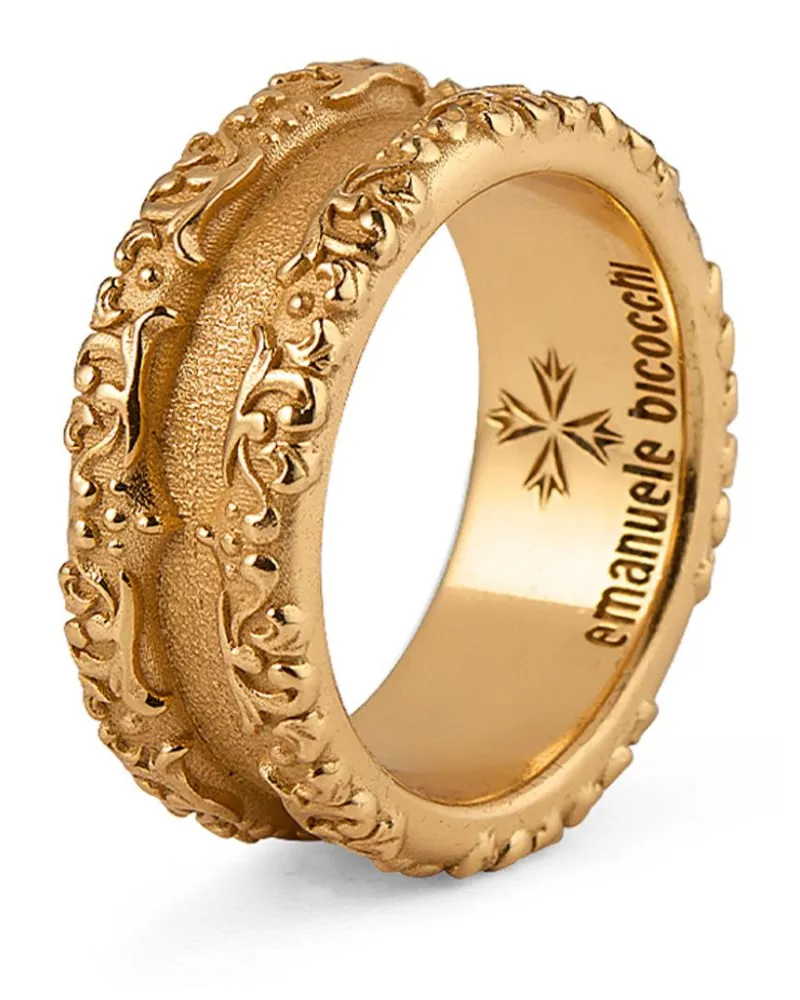 Emanuele Bicocchi Ring mit Arabesque-Motiv - Gold Gold