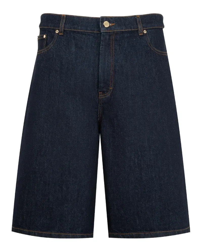 Casablanca Paris raw denim shorts - Blau Blau