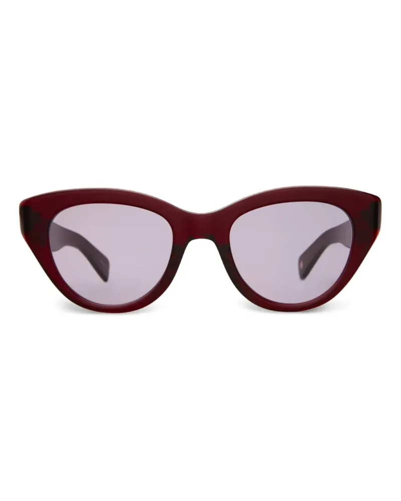 Garrett Leight Cat-Eye-Sonnenbrille - Rot Rot