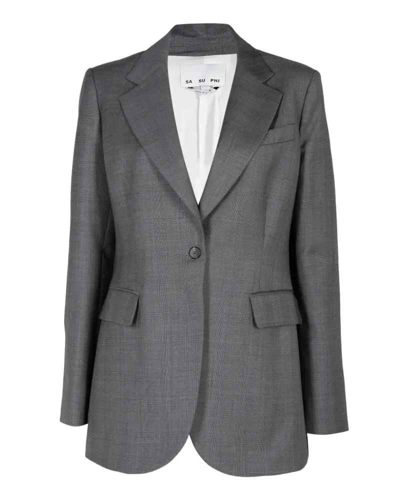 Sa Su Phi Andrea notched-lapel blazer - Grau Grau