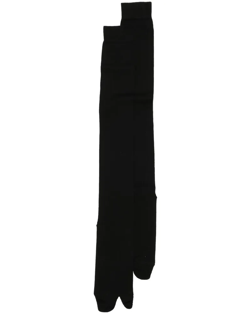 Maison Margiela Tabi Kniestrümpfe - Schwarz Schwarz