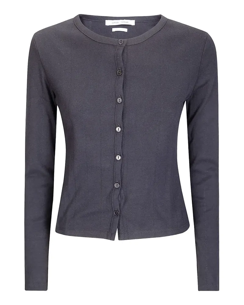 Samsøe & Samsøe Sajunes button-up cardigan - Grau Grau