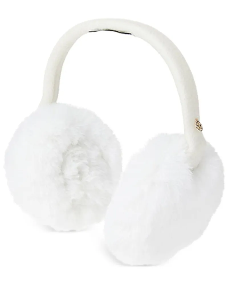 Maison Michel Ohrschützer aus Faux Fur - Weiß Weiß