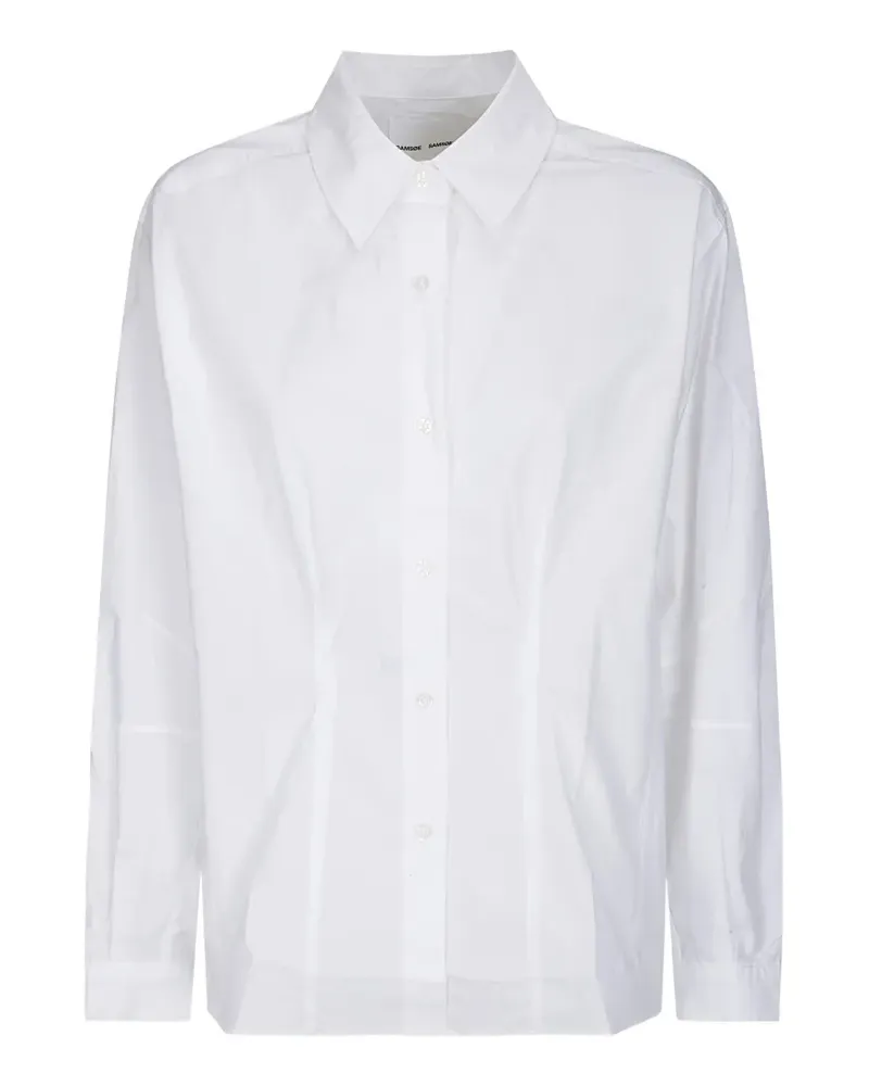 Samsøe & Samsøe Saaleso belted button-up shirt - Weiß Weiß