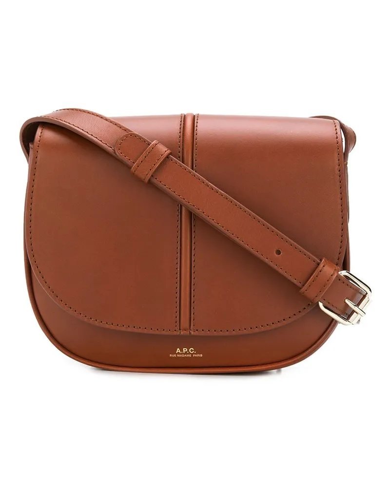 A.P.C. Noisette' Satteltasche Braun