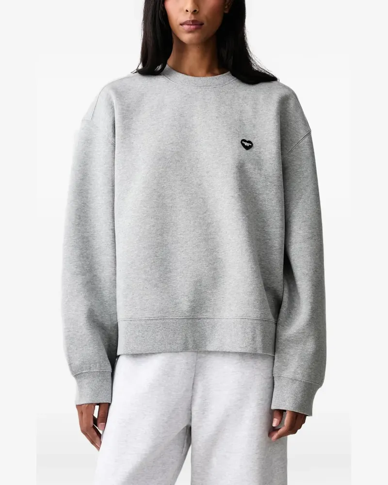Carhartt WIP Sweatshirt mit Herz-Patch - Grau Grau