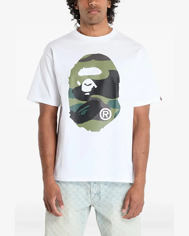 BAPE Ape Head T-Shirt - Weiß Weiß