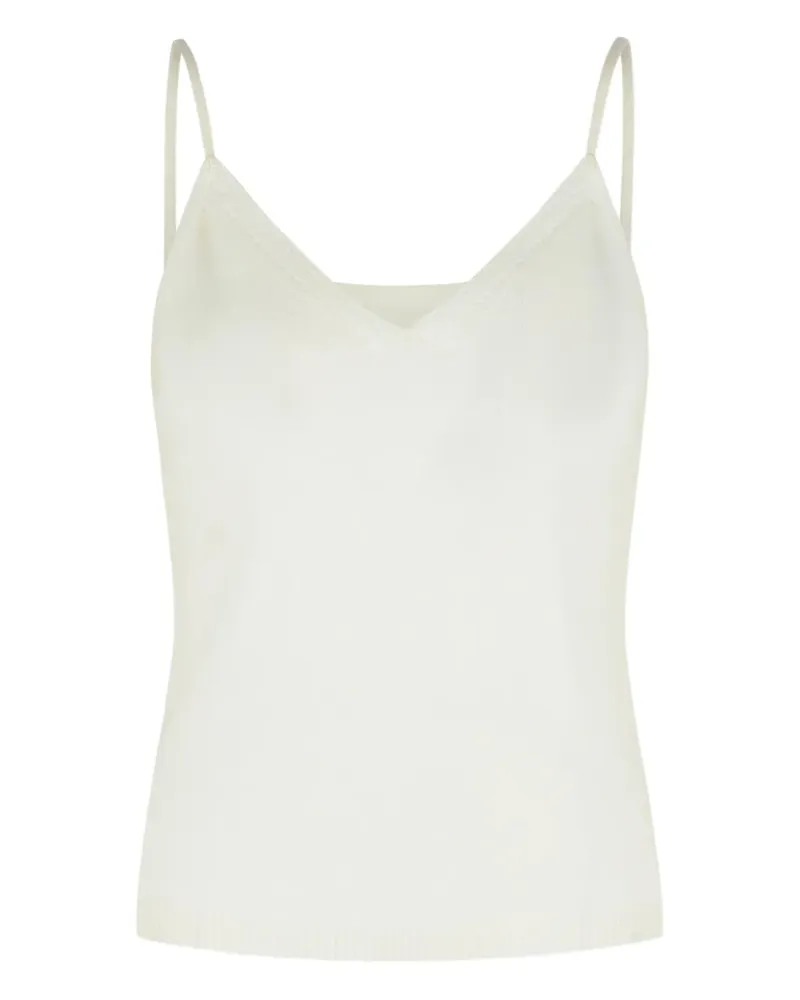 Lisa Yang braided-strap cashmere tank top - Nude Nude