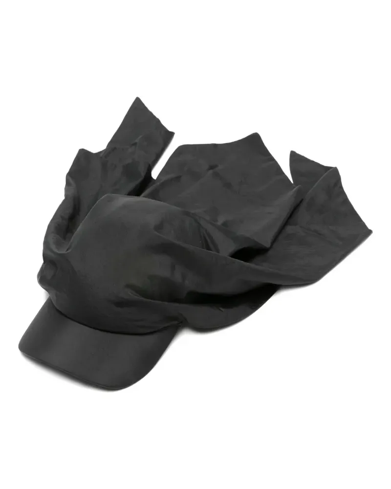 Jil Sander Drapierter Hut - Schwarz Schwarz