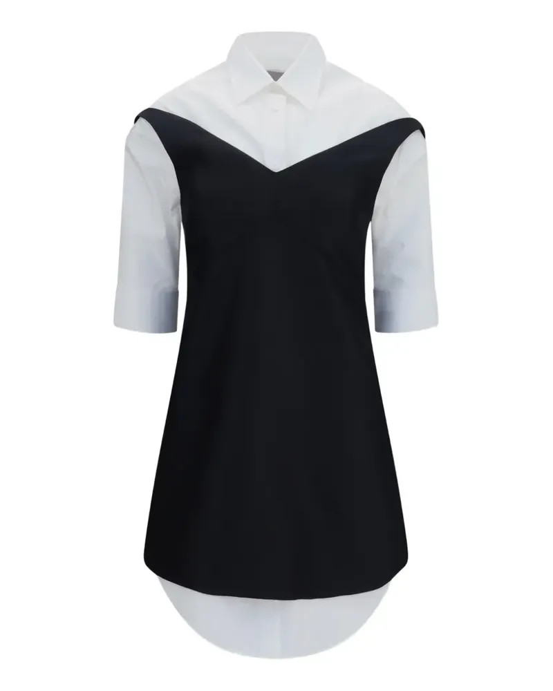 Balenciaga Hybrid shirt mini dress - Schwarz Schwarz