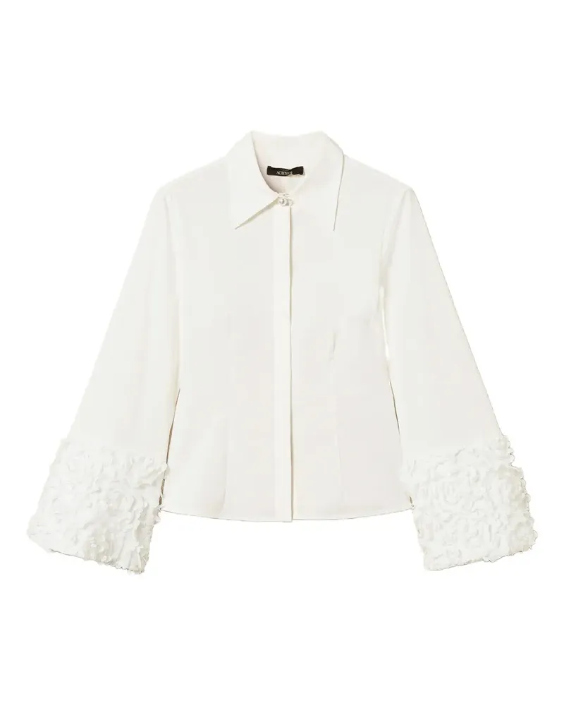 Twin-Set Hemd mit Blumenmuster - Weiß Weiß