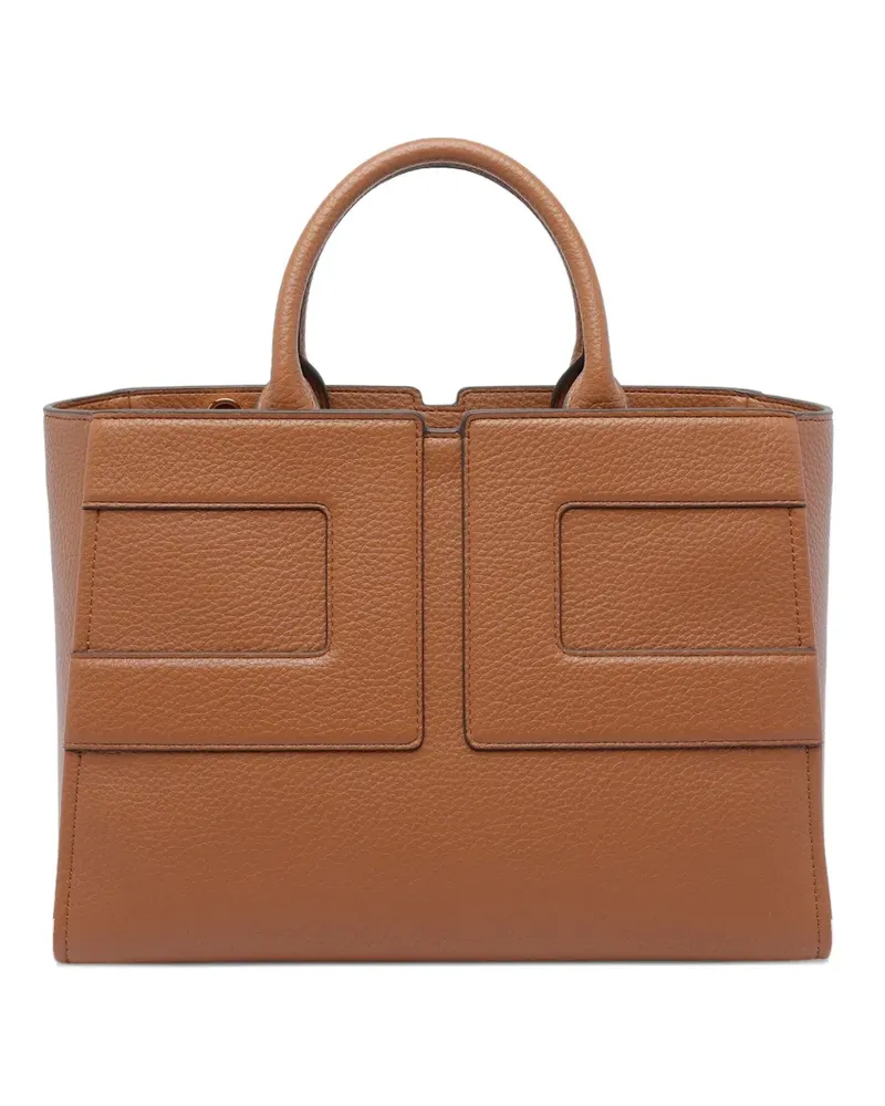 Elisabetta Franchi Handtasche mit Herzen - Braun Braun