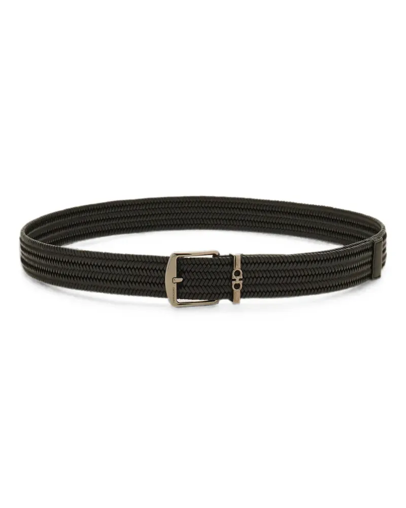 Ferragamo woven belt - Schwarz Schwarz