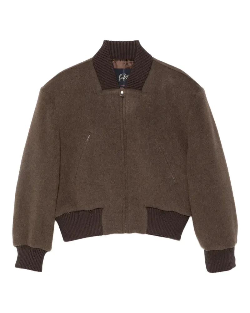 Seafarer Jacke mit betonten Schultern - Braun Braun