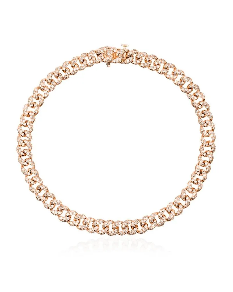 SHAY 18kt Rotgoldarmband mit Diamant-Verzierung - Rosa Rosa