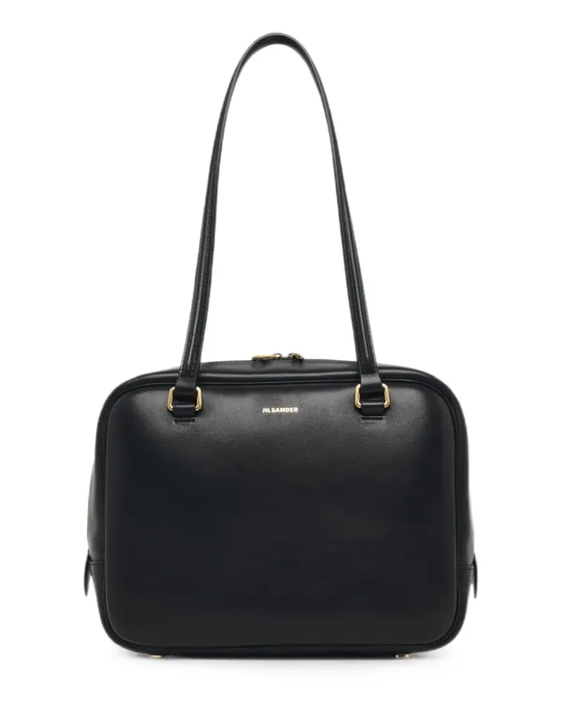 Jil Sander medium Vision leather shoulder bag - Schwarz Schwarz